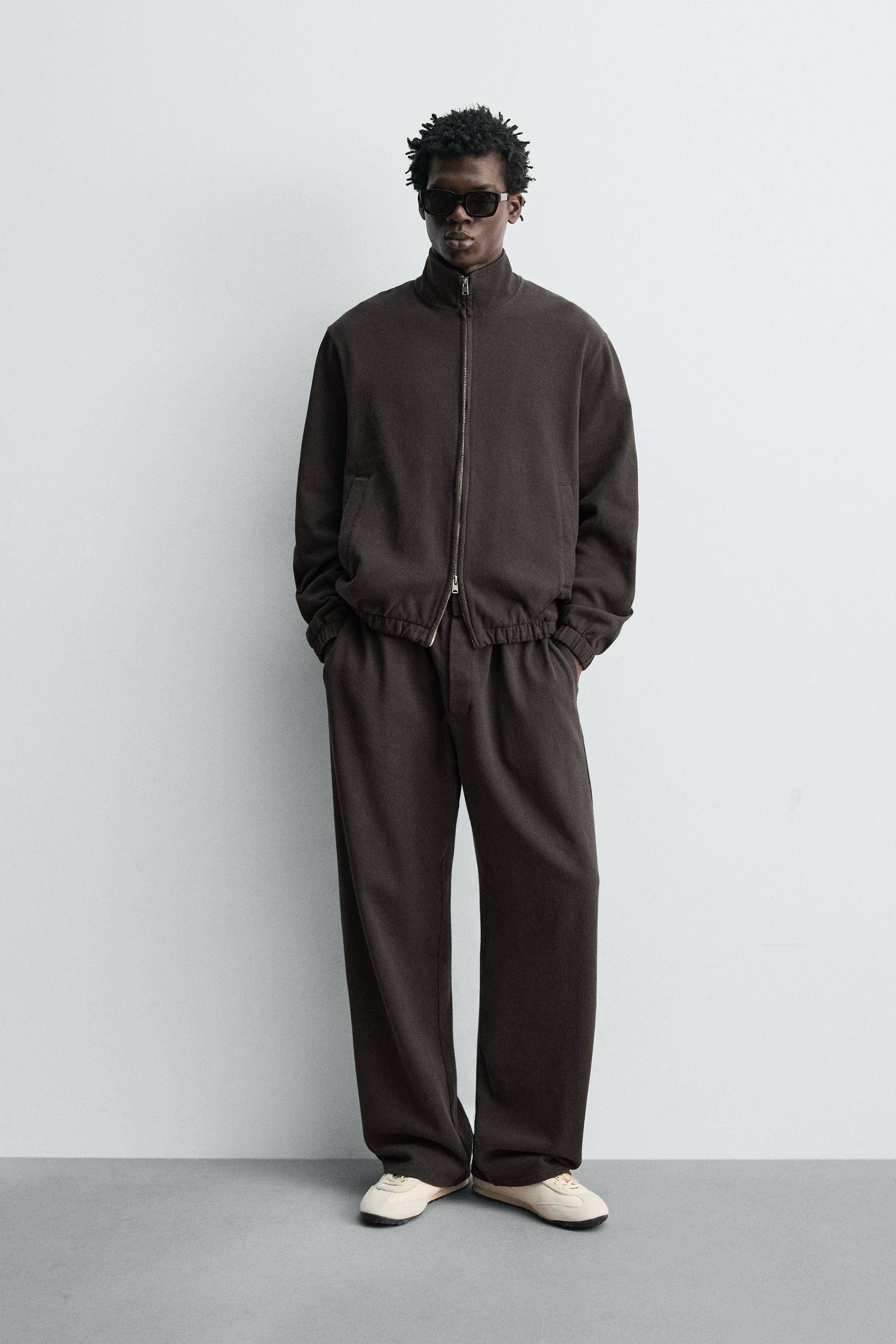 PANTALON DE JOGGING EN MAILLE DÉLAVÉ